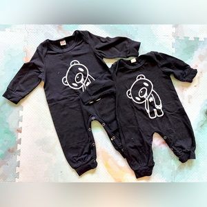 Drip Bear Baby One Piece Button Up 🐻 NWOT